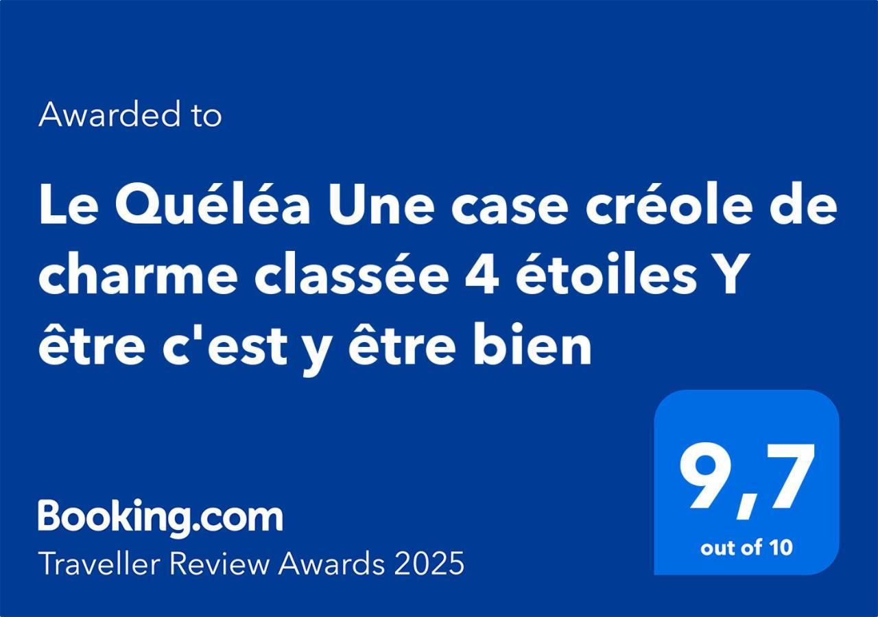 Le Quelea Une Case Creole De Charme Classee 4 Etoiles Y Etre C'Est Y Etre Bien Noël 외부 사진
